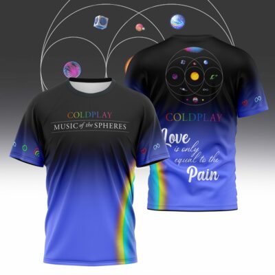 COLD MUSIC OF THE SPHERES MERCH - LIMITED EDITION 3D SHIRT NMC0855LQM