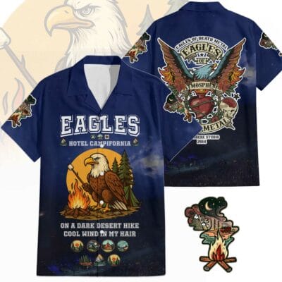 EAGL Hawaiian Shirt TKC4455NVH