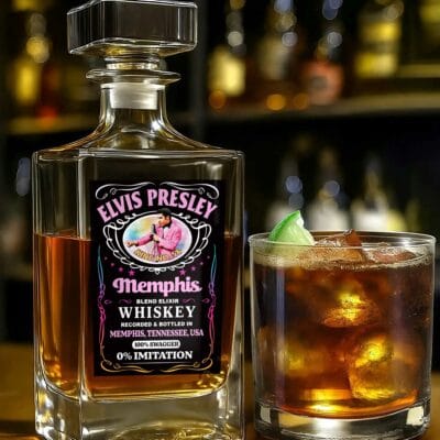 ELV Glass Whisky Bottle NTH4783LTT